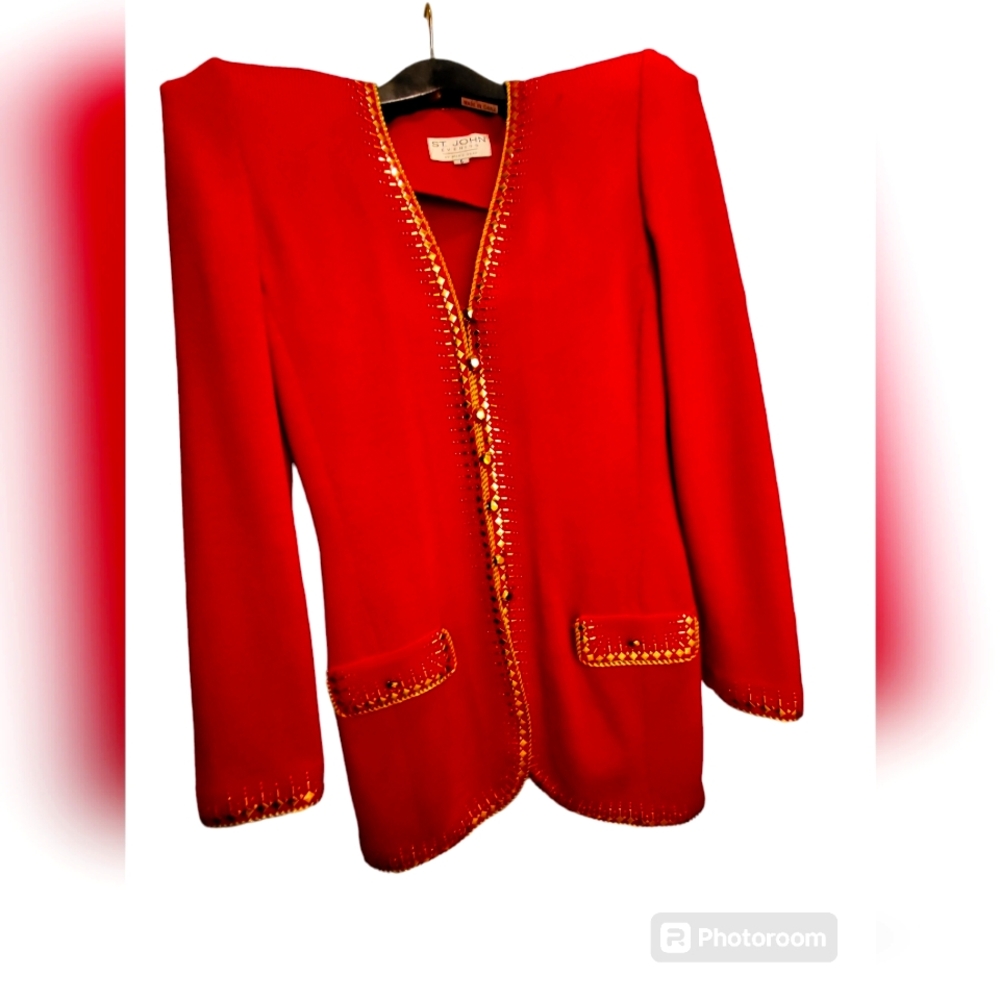 St. JOHN COLLECTION, KNIT JACKET, evening size 6